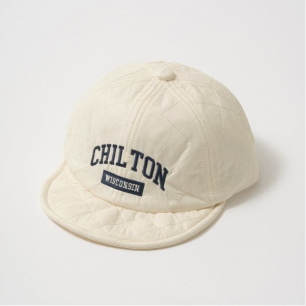 キルティング刺繍キャップ