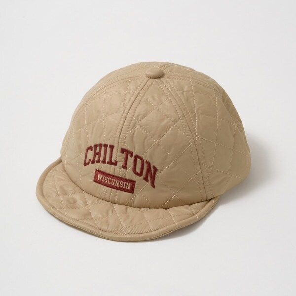 キルティング刺繍キャップ