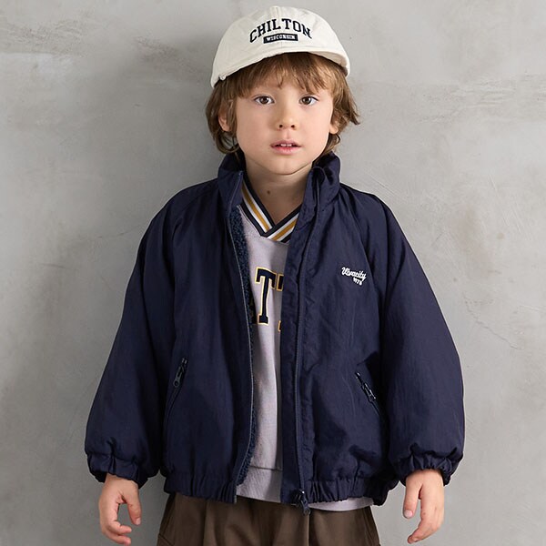 【2WAY】ビッグシルエットリバーシブルブルゾン