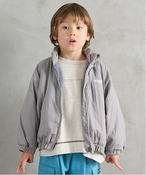 【2WAY】ビッグシルエットリバーシブルブルゾン