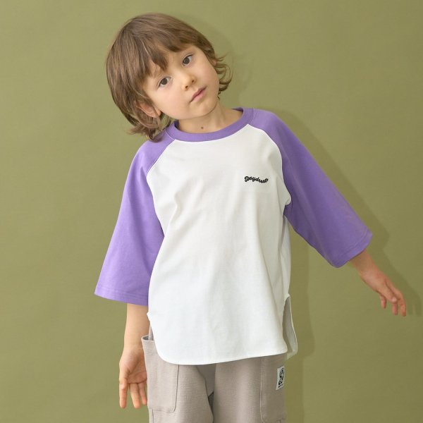 【カイテキ天竺】ビッグシルエット7分袖ラグランTシャツ