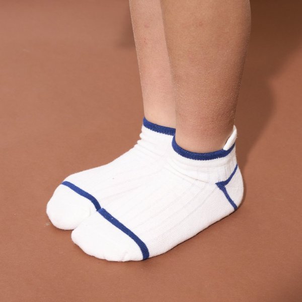 バイカラーアンクルソックス