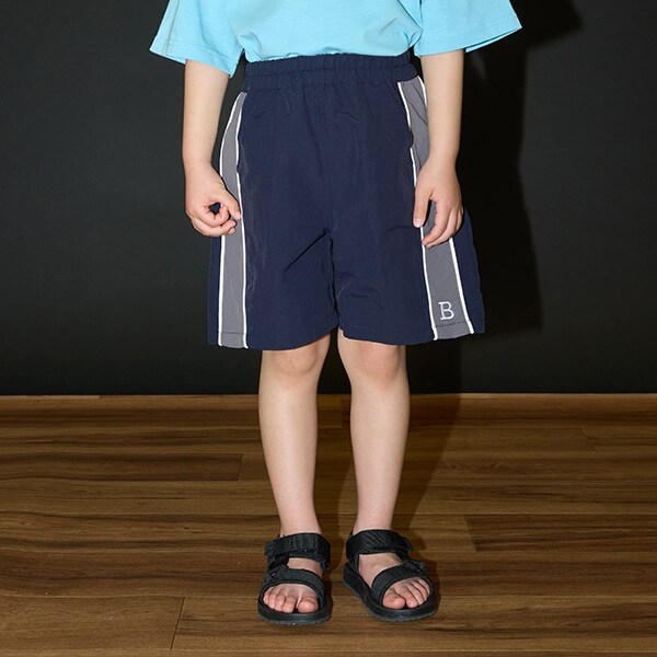 サイド切替え4分丈パンツ