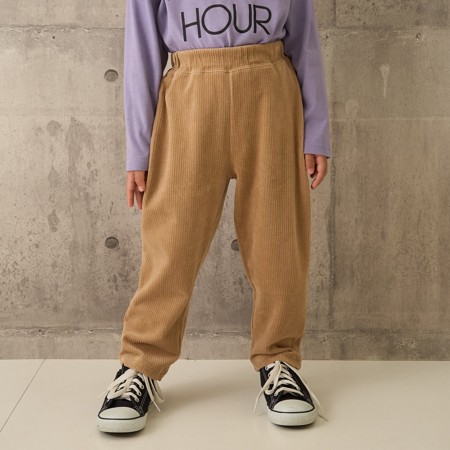 やみつきになる履き心地ニットコールパンツ