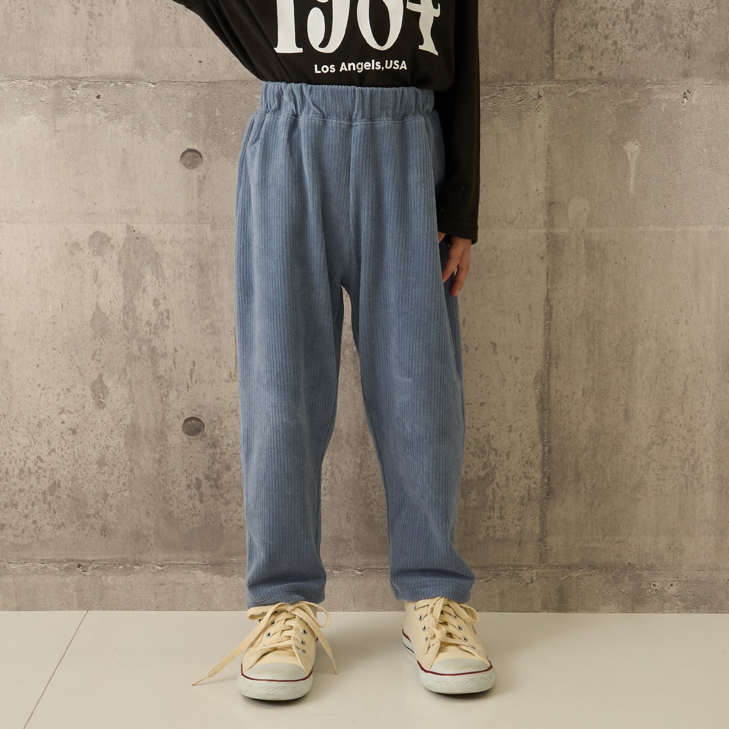 やみつきになる履き心地ニットコールパンツ