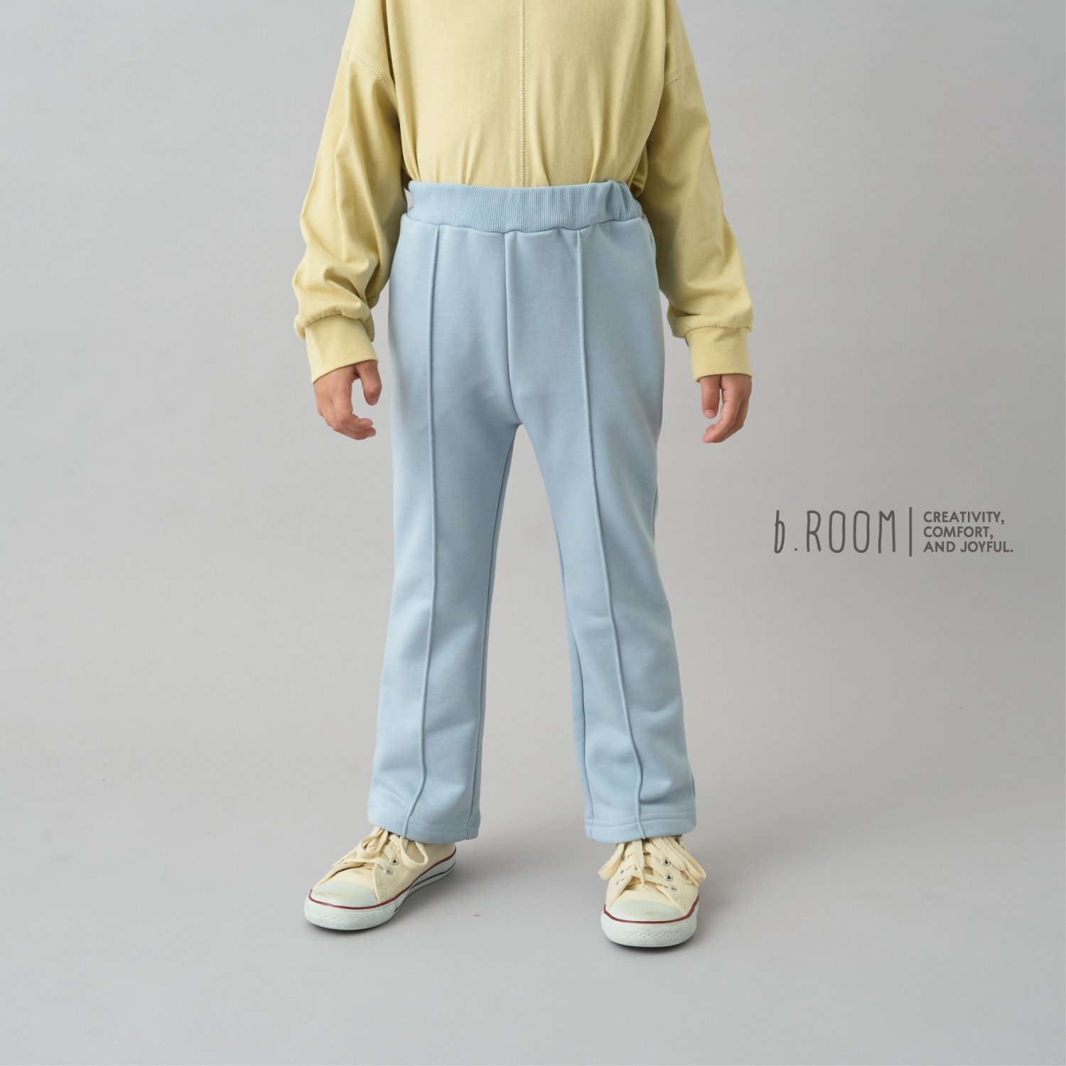 【デイリースタンダードウェアシリーズ】【吸水速乾】センタープリーツフレアスウェットパンツ