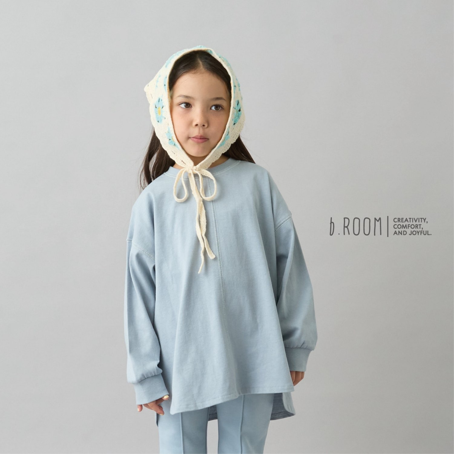 【デイリースタンダードウェアシリーズ】ゆるっとオーバーサイズのシンプル長袖Tシャツ