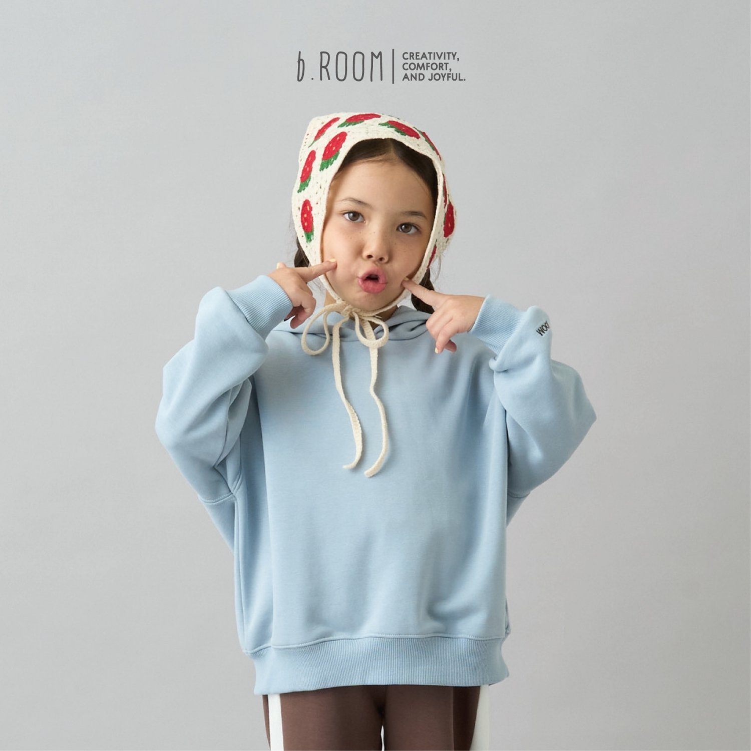 【デイリースタンダードウェアシリーズ】【吸水速乾】ぷくっとオーバーサイズのパーカ