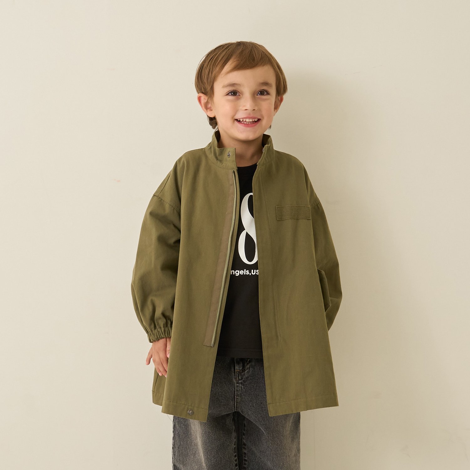 【組み合わせ自由シリーズ】ミドル丈モッズコート