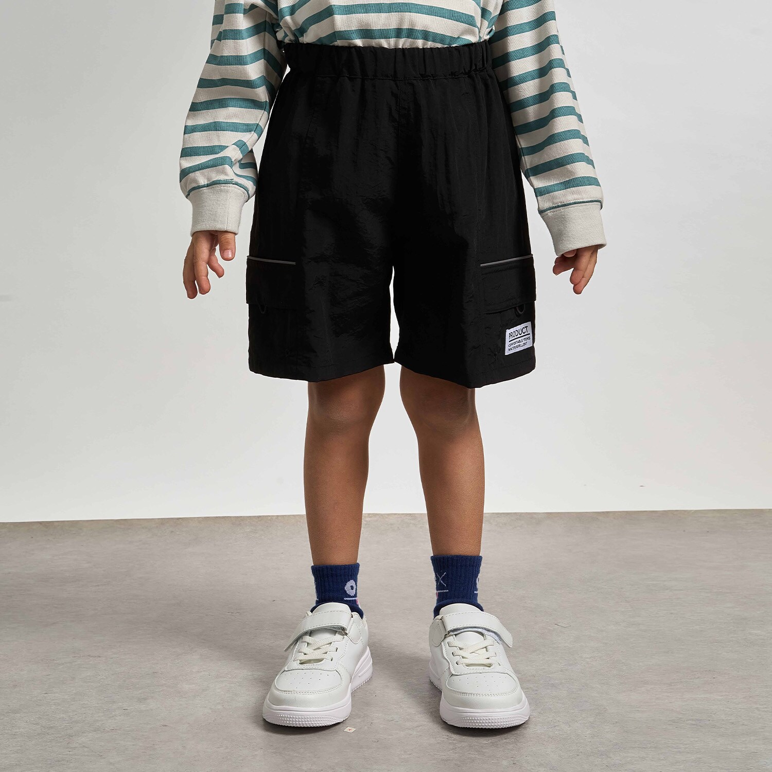 【スクール対応】【撥水・防汚・耐久・UV】４分丈パンツ(反射シート付き)