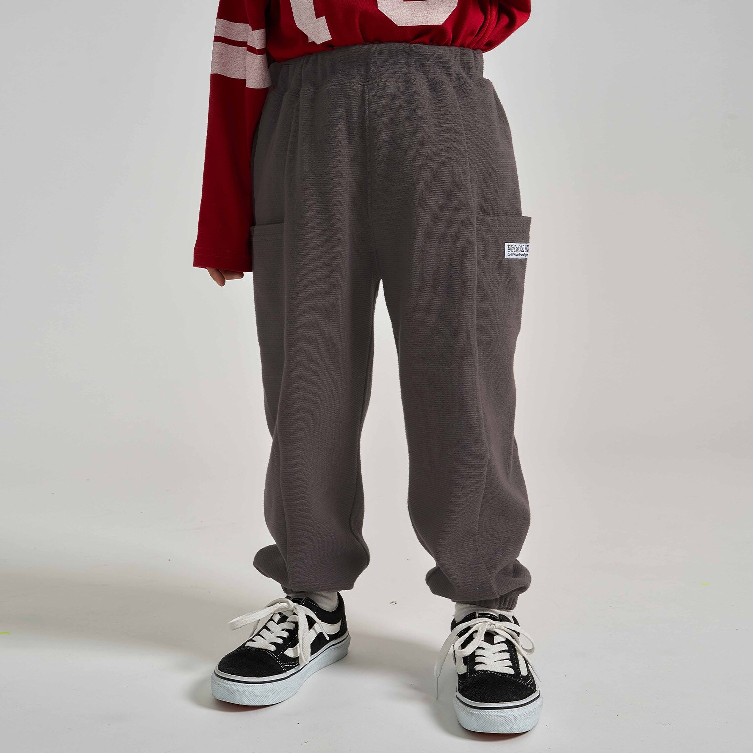 【ともパン】【防汚・速乾】サイドポケットイージーパンツ