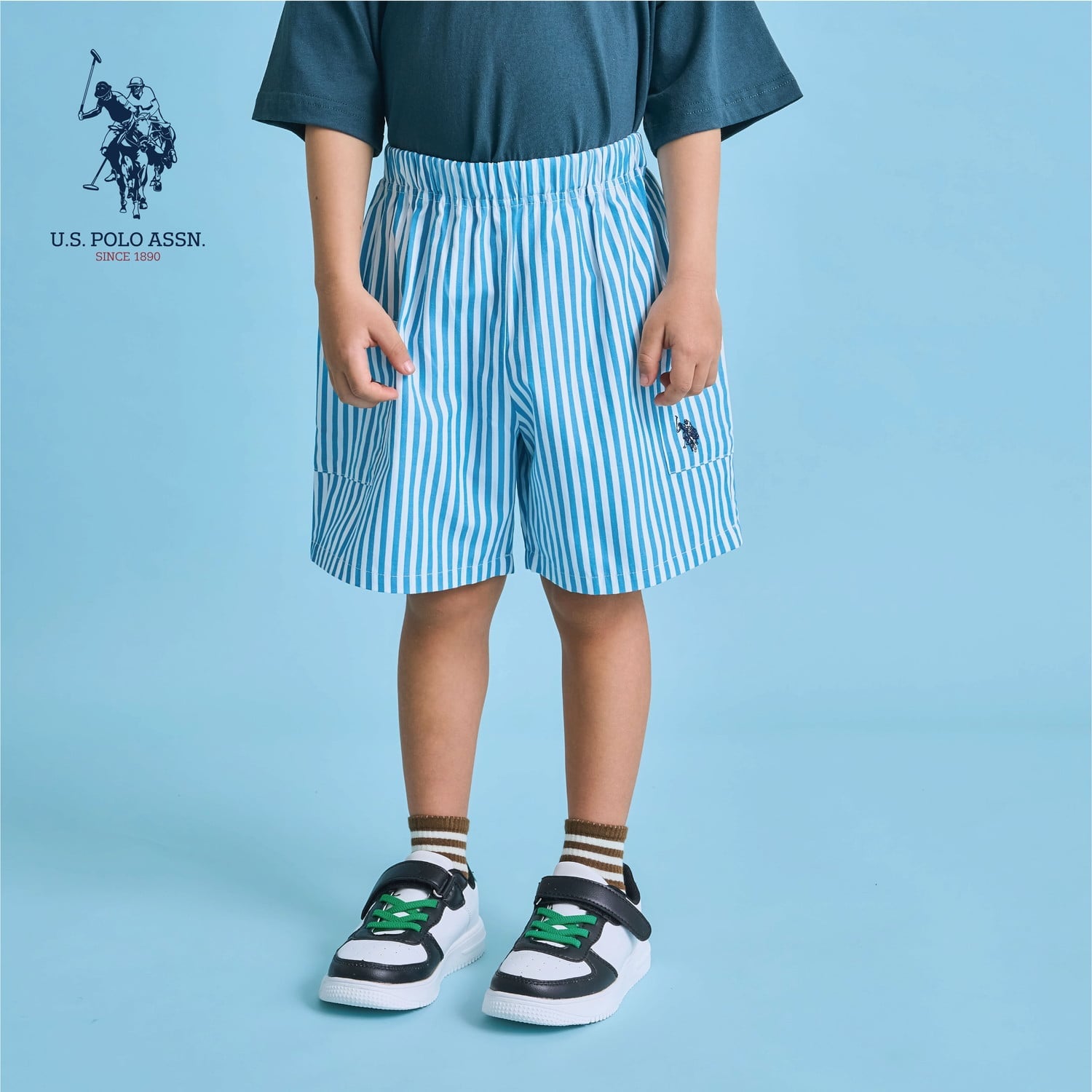【U.S. POLO ASSN.】【セットアップ可】４分丈パンツ
