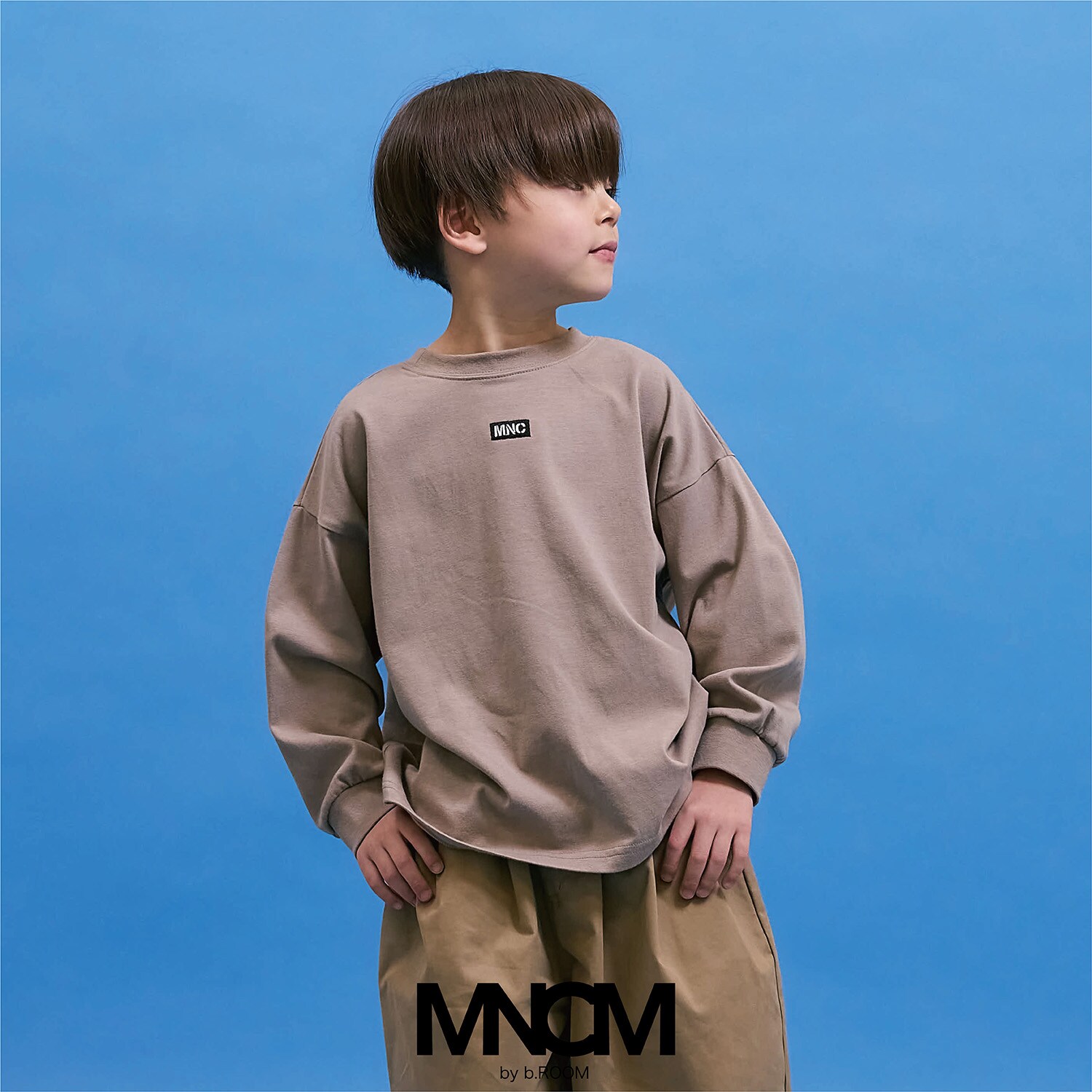 【防汚・速乾・型崩れしない】【どちらが前でもOK】チェッカーフラッグプリントTシャツ【MNCM】