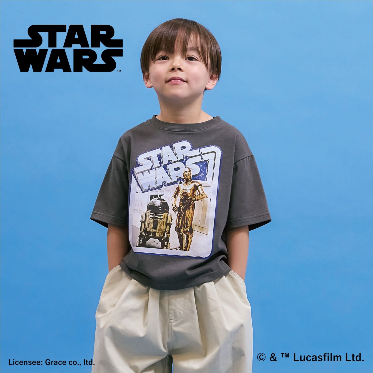【STAR WARS】【防汚・速乾・型崩れしない】アソートプリントTシャツ【MNCM】