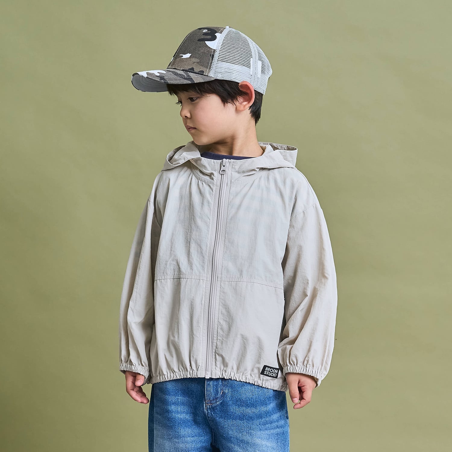 【ポケッタブル】【UV加工】シアーウインドブレーカー