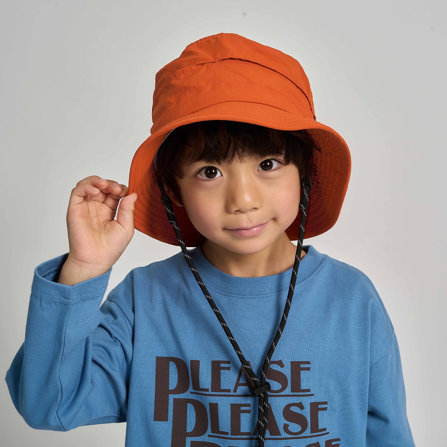 【スクール対応】【撥水・防汚・耐久・UV】小さく収納できるハット（反射シート付き)