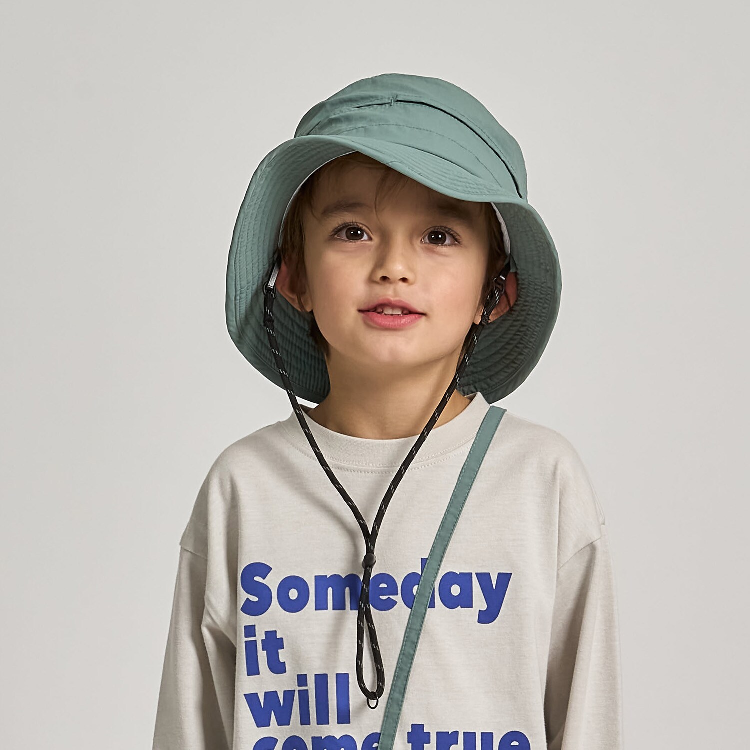 【スクール対応】【撥水・防汚・耐久・UV】小さく収納できるハット（反射シート付き)