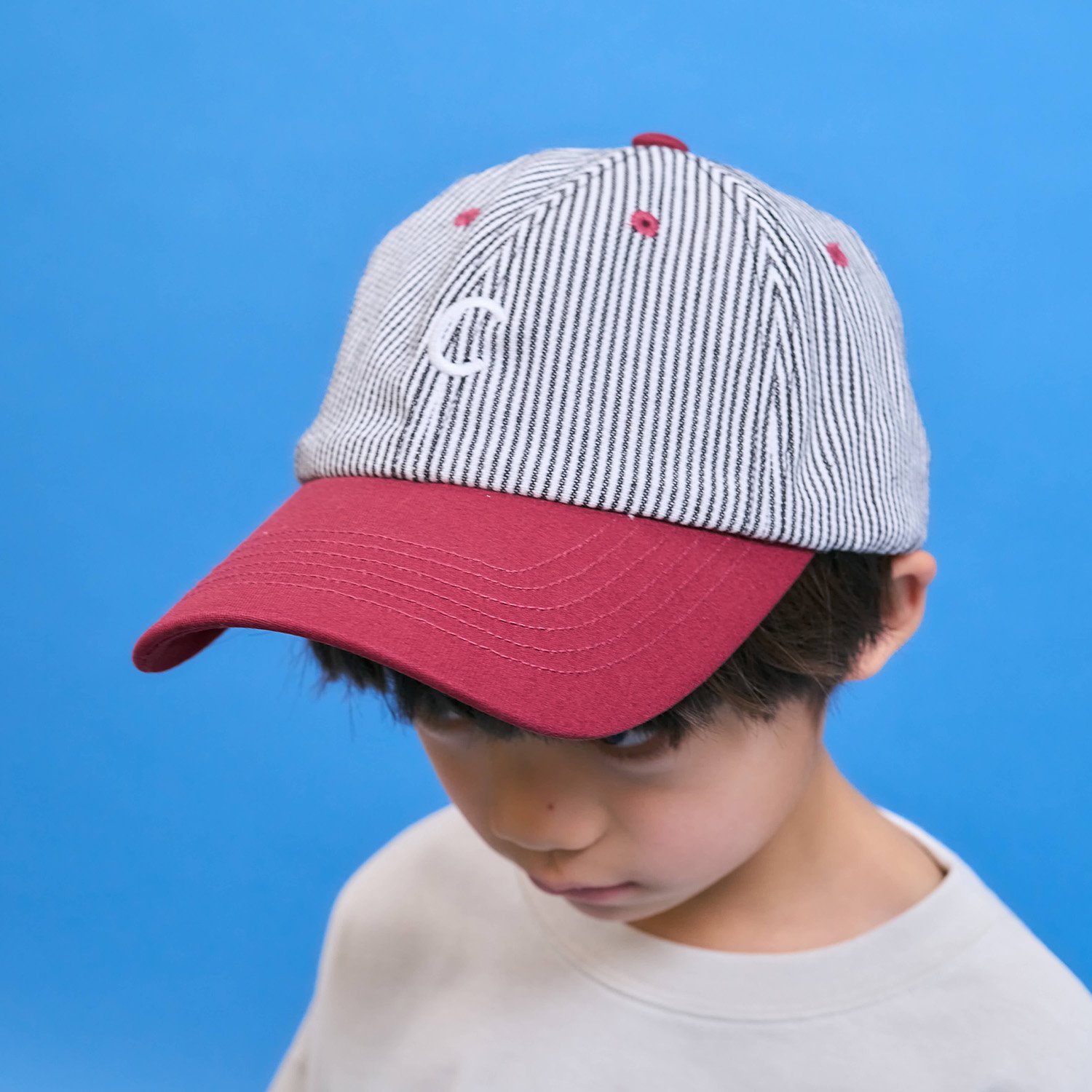 ヒッコリーバイカラーキャップ