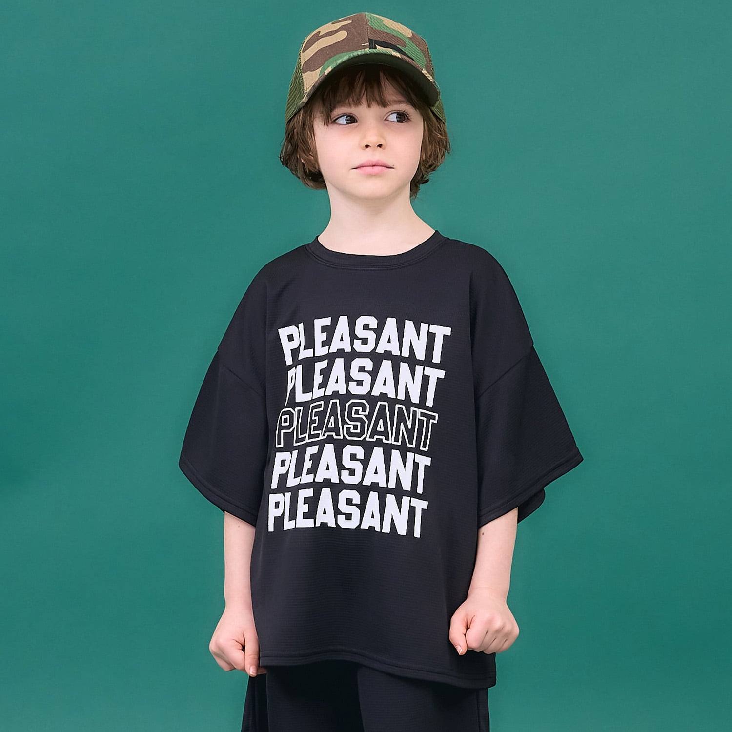 【セットアップ可】どちらが前でもOK！メッシュビッグサイズTシャツ【MNCM】