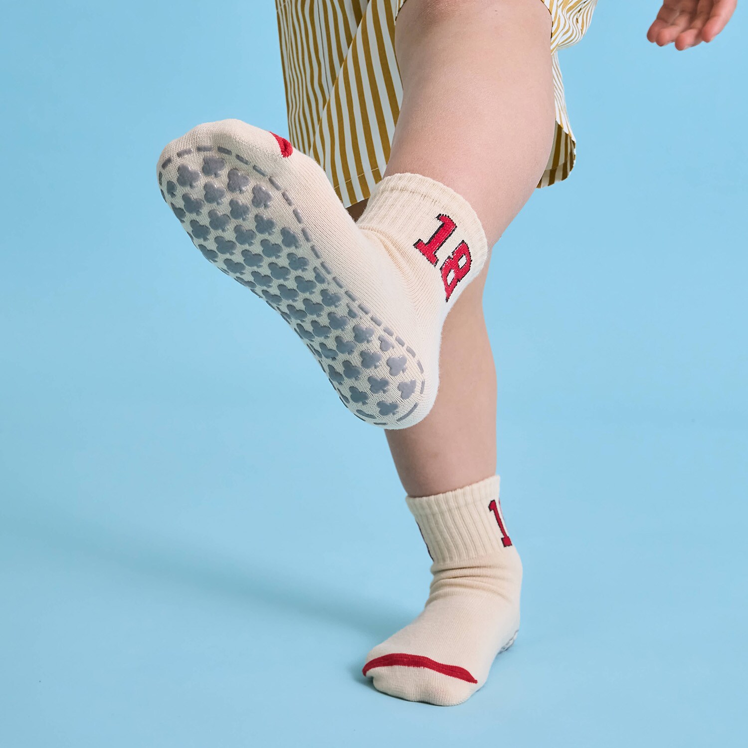 ナンバーソックス(滑り止め付き)