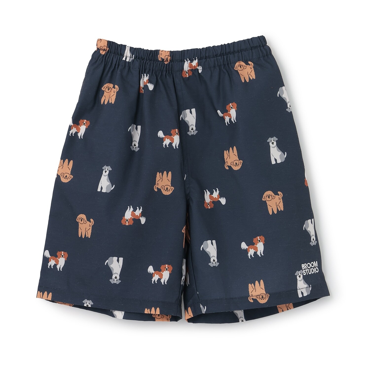 【予約/6月中旬～下旬入荷予定】【接触冷感】総柄ハーフパンツ