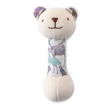 オーガニックコットン Queueforthezooスティックラトル【日本製】