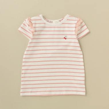 チェリー刺しゅう半袖Tシャツ