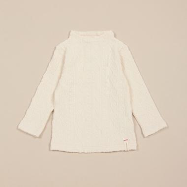 ケーブルジャカードハイネック【日本製】