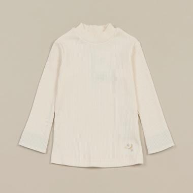 テレコハイネック長袖Tシャツ