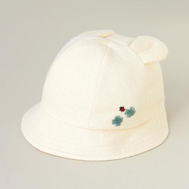 【オーガニック】クマ耳帽子【日本製】