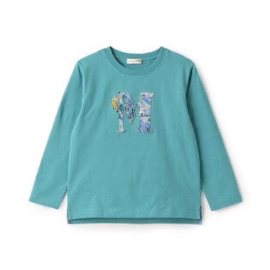 リバティイニシャル長袖Tシャツ