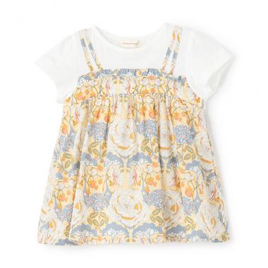 シンディーズガーデンレイヤードチュニック【日本製】