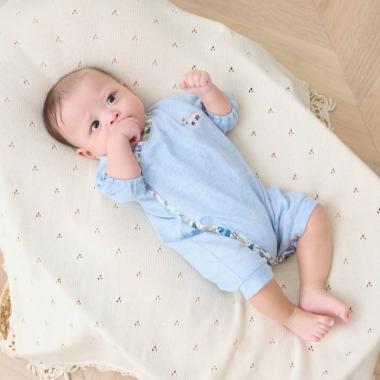 【オーガニック】リバティ使いNEW BORNウェア【日本製】