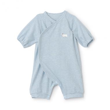 【オーガニック】シロクマボーダーNEW BORNウェア【日本製】