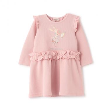 リバティウサギ時計ワンピース