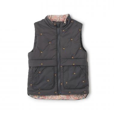 リバティアデラジャ星刺しゅうベスト