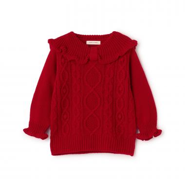 GIRL'Sケーブルセーター