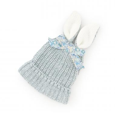 ウサ耳ニット帽子