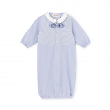 ストライプベスト2WAYオール【オーガニック】【日本製】