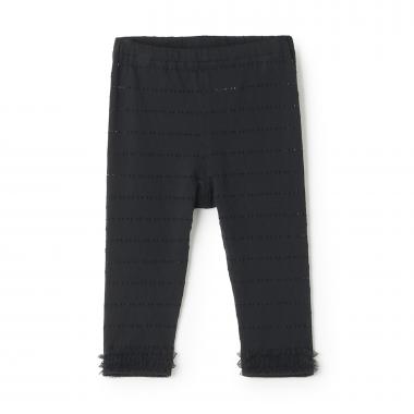 裾チュール7分丈レギンス