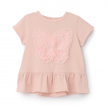 ちょうちょチュールフリルTシャツ