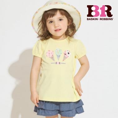 【サーティワン アイスクリーム】リバティアップリケTシャツ