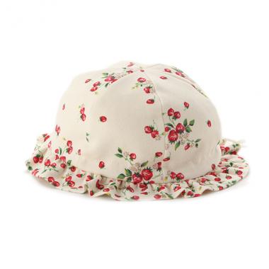 野イチゴフラワー帽子【日本製】