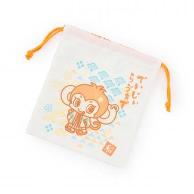 和柄巾着【ナカムラくん】【ミントくん】【ルッキー】