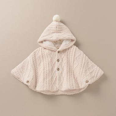 裏フリース ケーブルマント