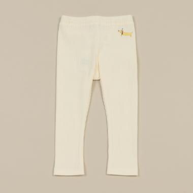 dog刺しゅうテレコレギンス