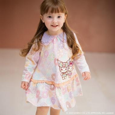 【マイメロディ/クロミ】ドーナツワンピース