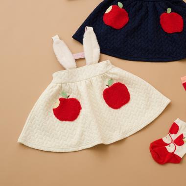 りんごポケットジャンパースカート