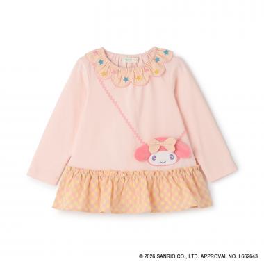 【マイメロディ/シナモロール/クロミ】ポシェット長袖Tシャツ