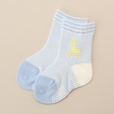 メッシュボーダークルーソックス【日本製】